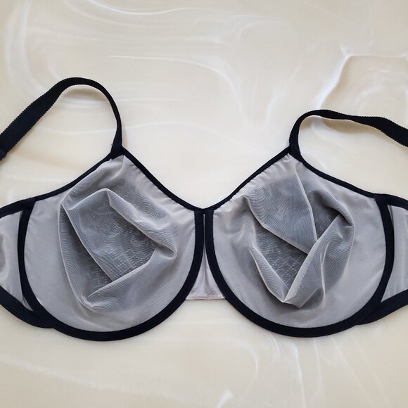 Wacoal #857210 Visual Effects Minimizer Underwire Floral Lace Bra Size 42H - Picture 8 of 12